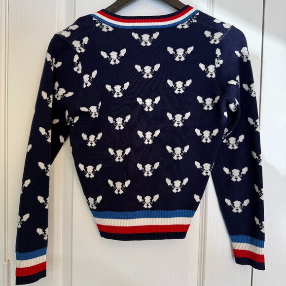 Forever 21 Knit Sweater with Dog Prints - Picture 3 of 3